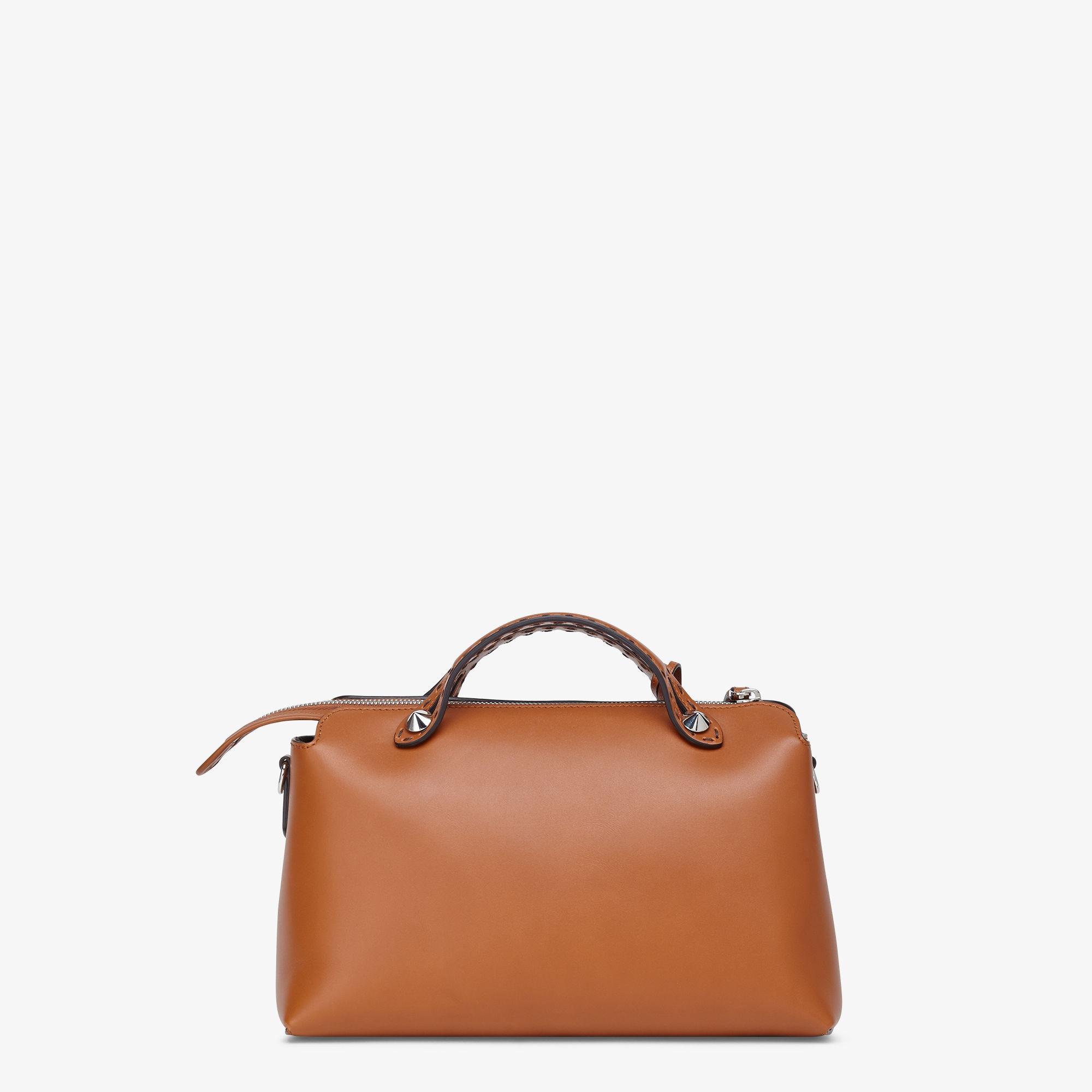 By The Way MediumBrown leather Boston bag Product Image