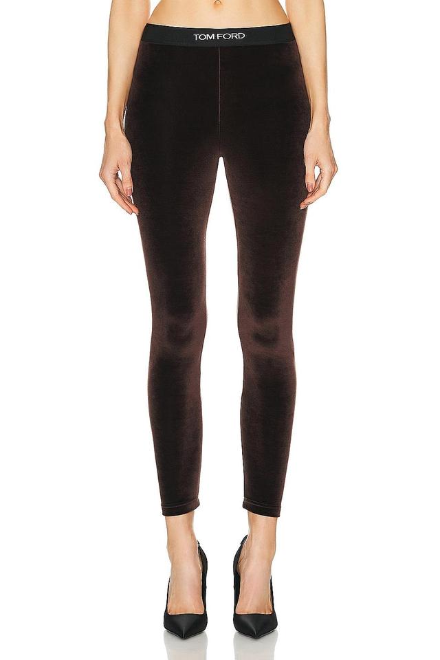 TOM FORD Signature Legging Chocolate. (also in S, XS). Product Image