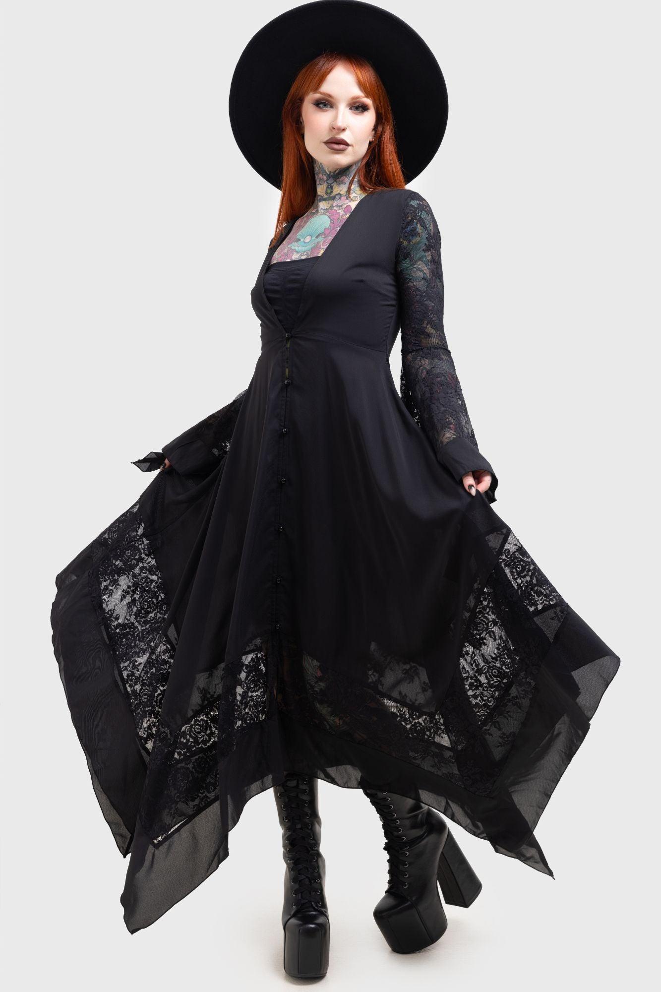 Misty Night Maxi Dress - Resurrect Female Product Image