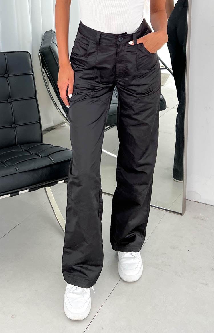 Hartley Black Nylon Pants Product Image