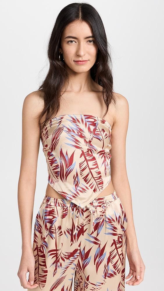 Onia Silk Bandana Top | Shopbop Product Image