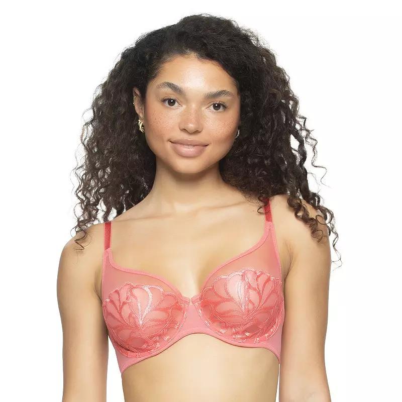 Paramour by Felina Lotus Bra 115088, Womens Calypso Pink Product Image