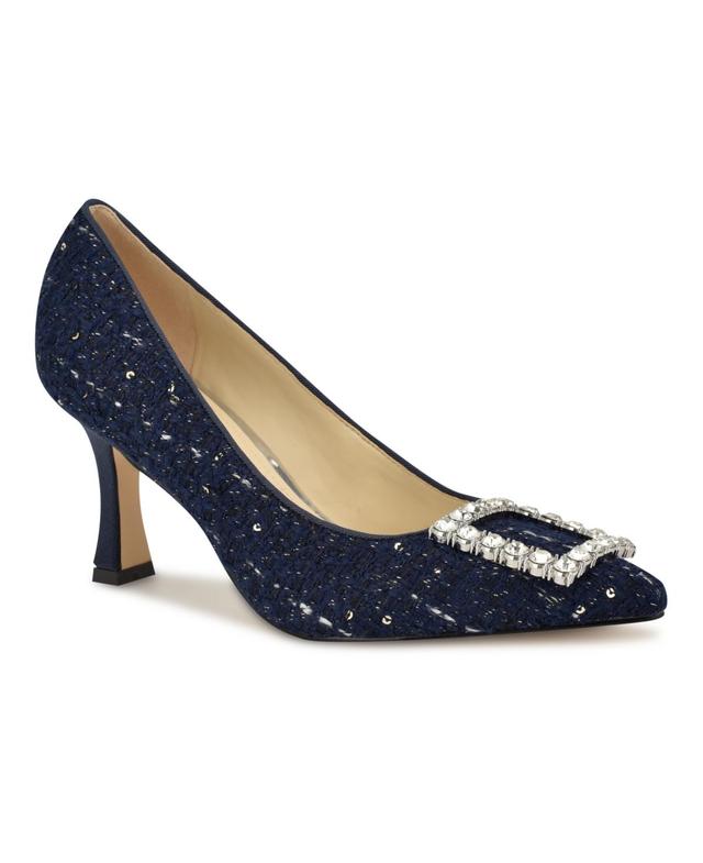 Nine West Jaquee Womens Buckle Toe Embellished Dress Pumps Product Image