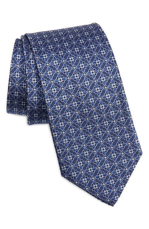 Eton Floral Medallion Silk Tie Product Image