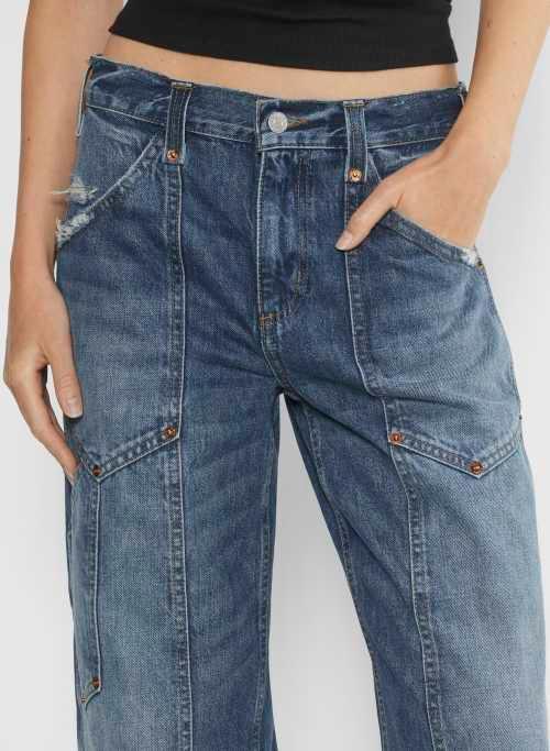 mid-rise workwear jean Product Image