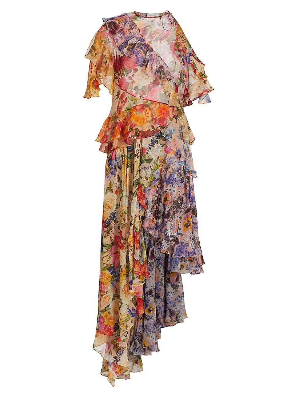 Wonderland Floral Flounce Dress Product Image