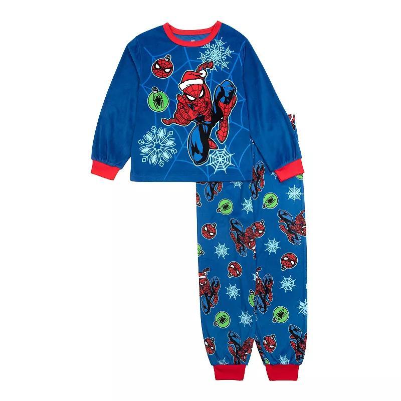 Boys 6-12 Spider-Man Holiday 2-Piece Pajama Set, Boys Product Image