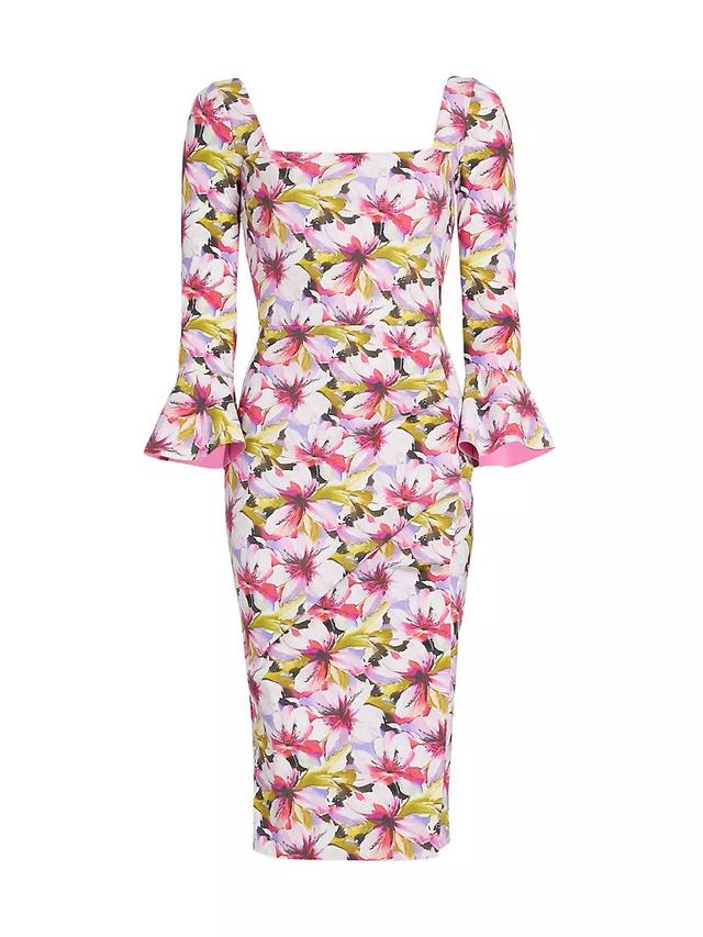 Astra Floral Cocktail Dress Product Image