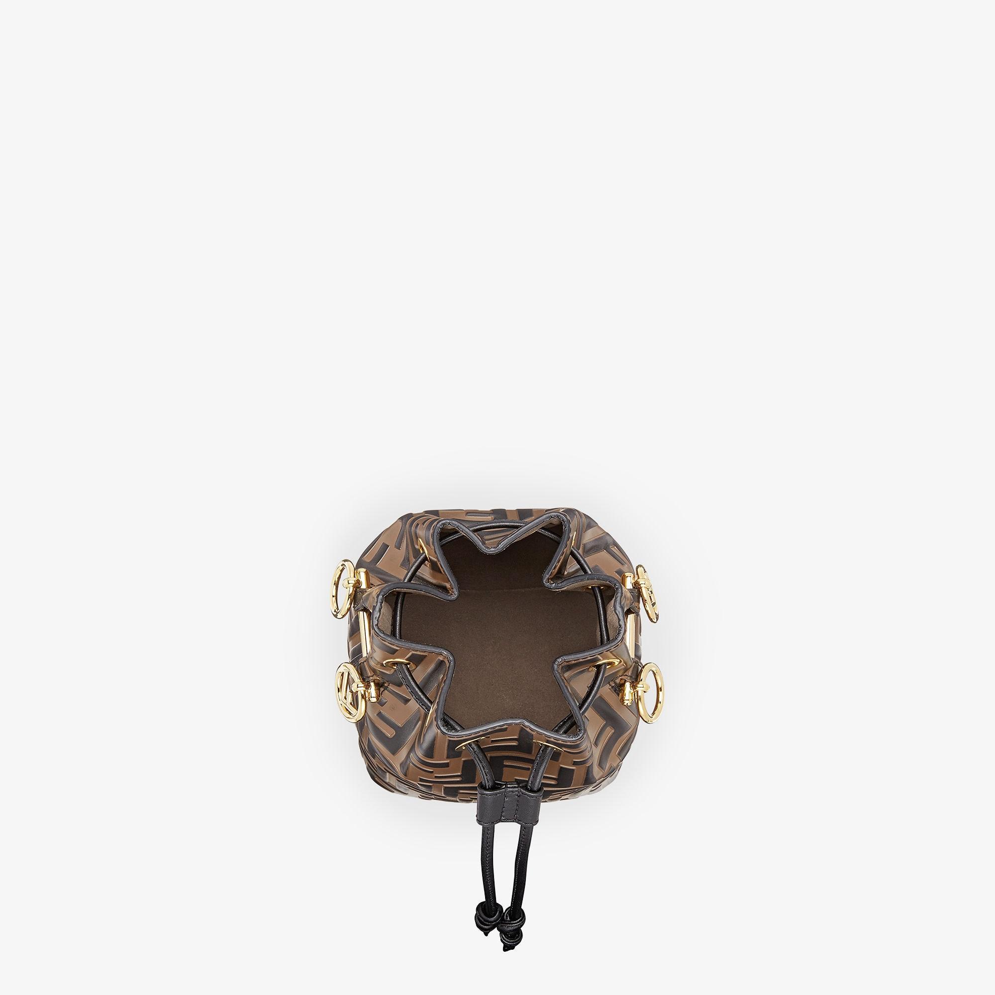 Mon TresorBrown leather mini bag Product Image