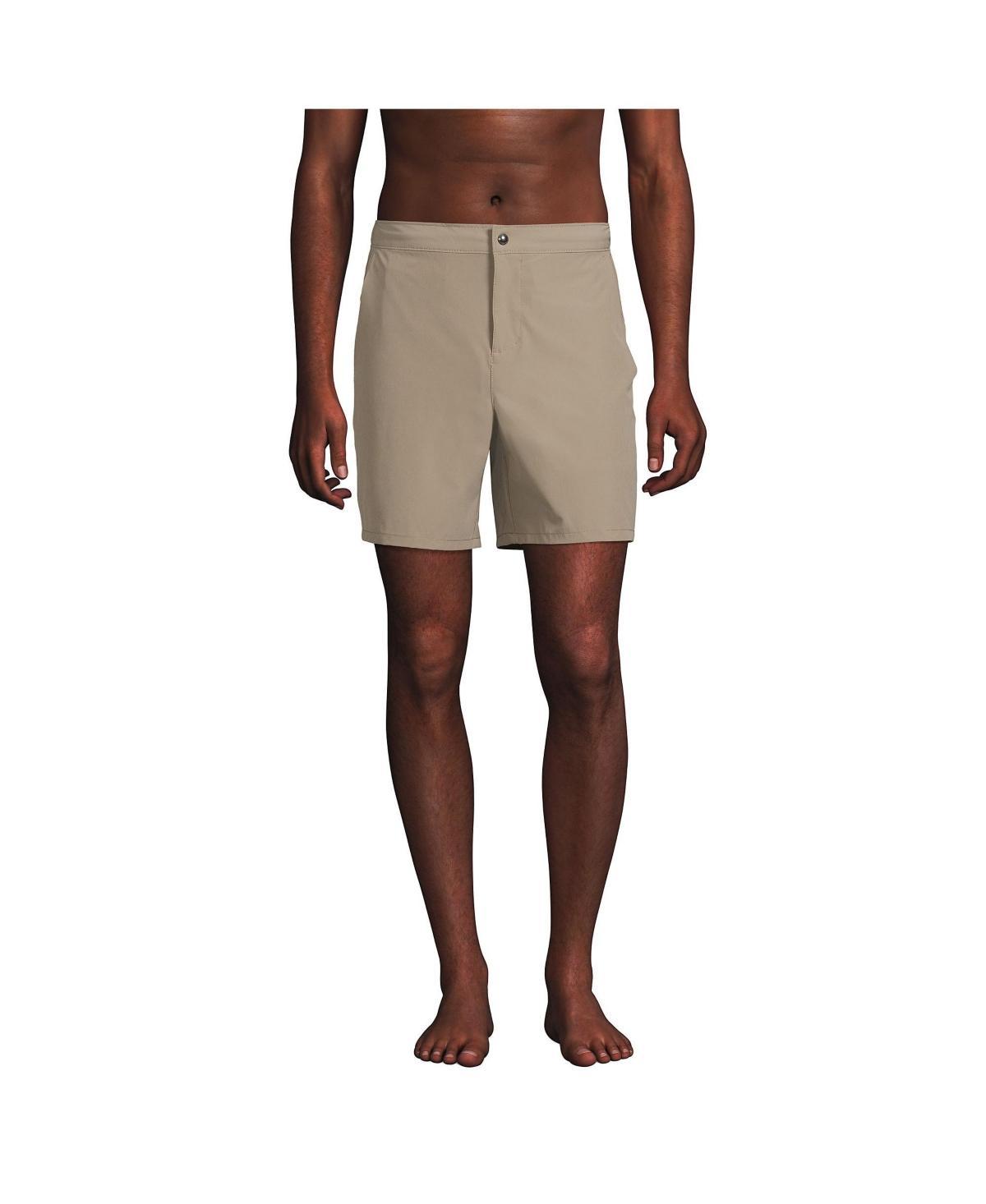 Lands End Mens Unlined Hybrid Swim Shorts Product Image