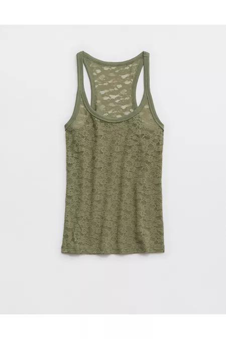 Aerie Easy Does It Vintage Lace Tank Top Women's Product Image