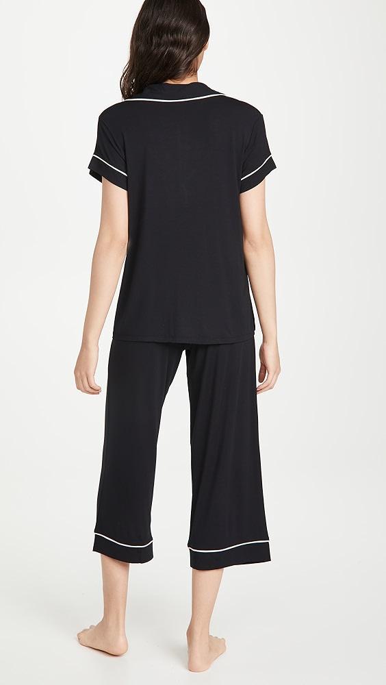 Eberjey Gisele Short Sleeve Crop PJ Set | Shopbop Product Image