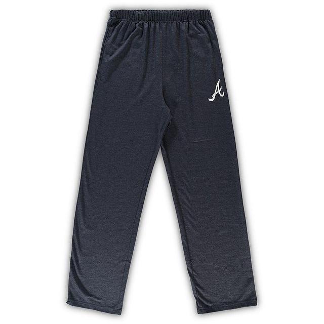 Mens Heathered Atlanta Braves Big & Tall Pajama Pants Blue Product Image