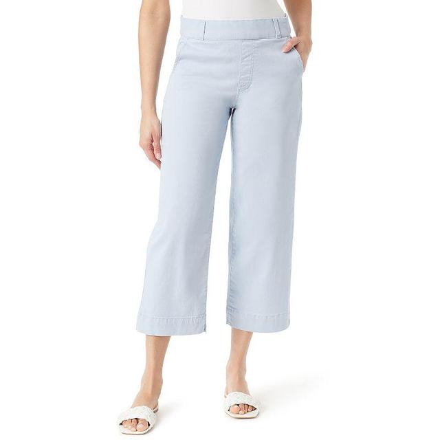 Womens Gloria Vanderbilt Shape Effect Wide Leg Crop Pants Product Image