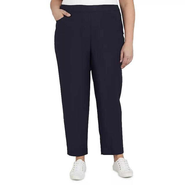 Plus Size Alfred Dunner Allure Pull On Ankle Pants, Womens Product Image