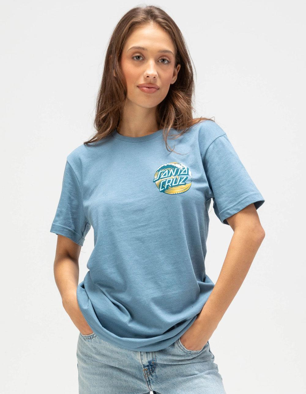 SANTA CRUZ Wave Dot Womens Boyfriend Tee Product Image