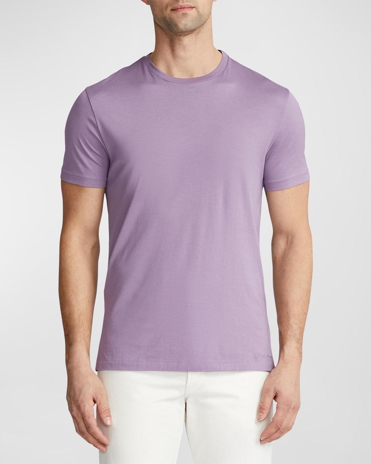 Mens Lisle Cotton Crew T-Shirt Product Image