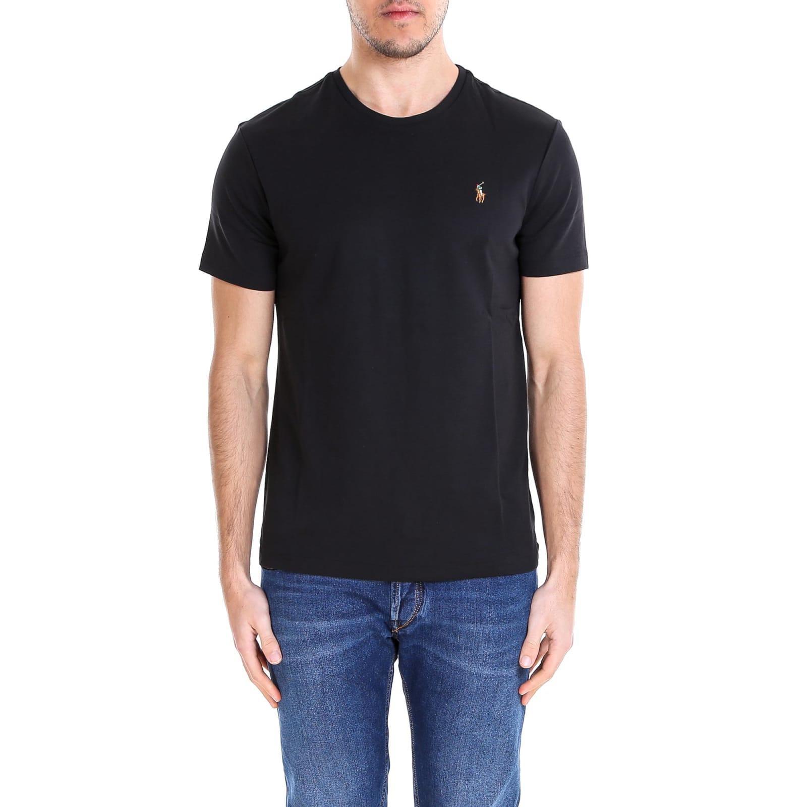 Cotton T-shirt In Black Product Image