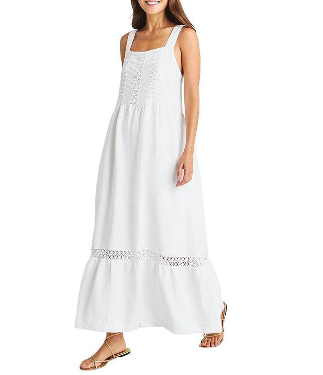 Splendid Casey Linen Blend Sleeveless Maxi Dress Product Image