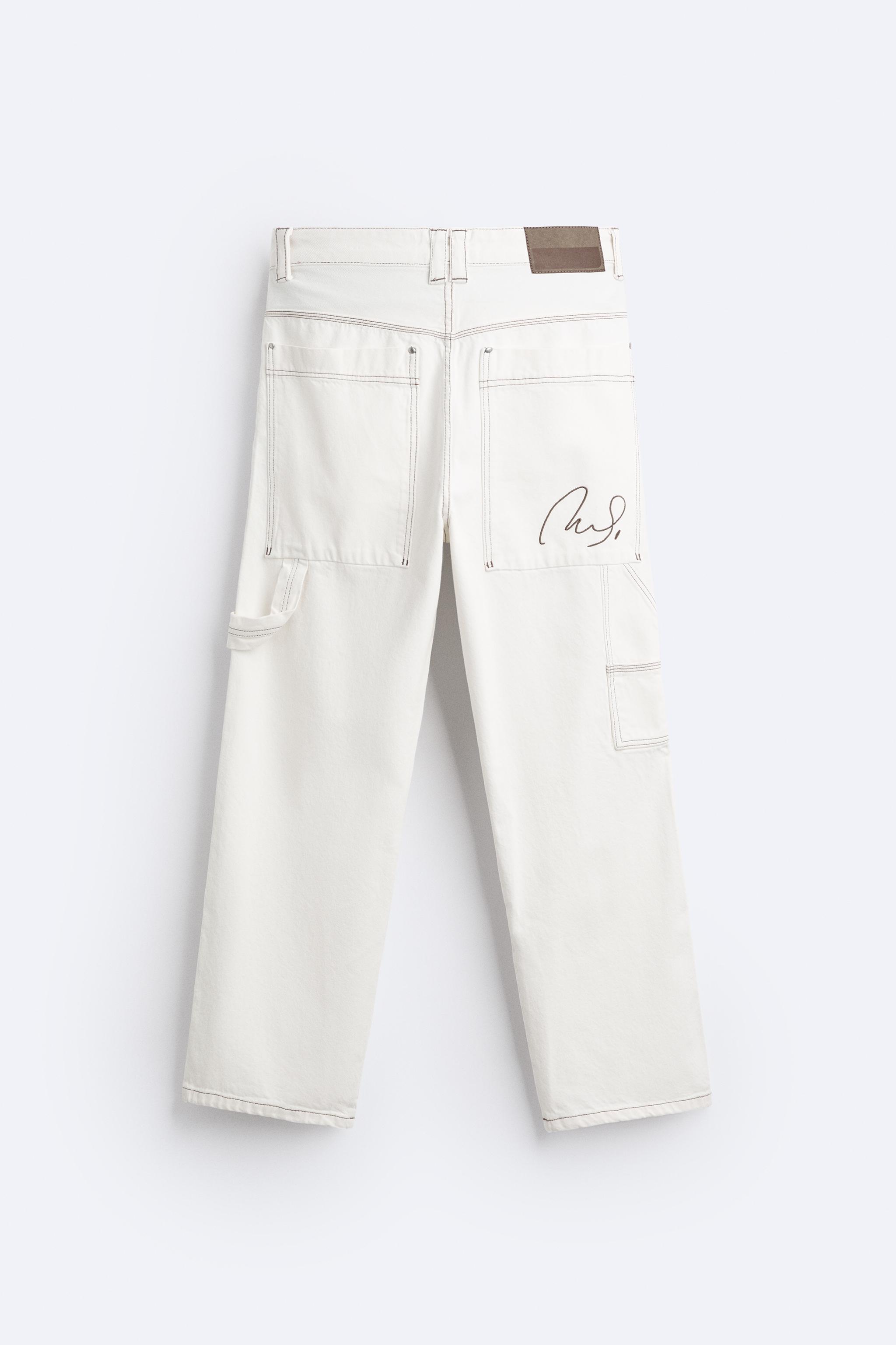 BAGGY JEANS WITH TOPSTITCHING Product Image