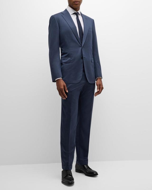 Mens Textured Solid Suit Product Image