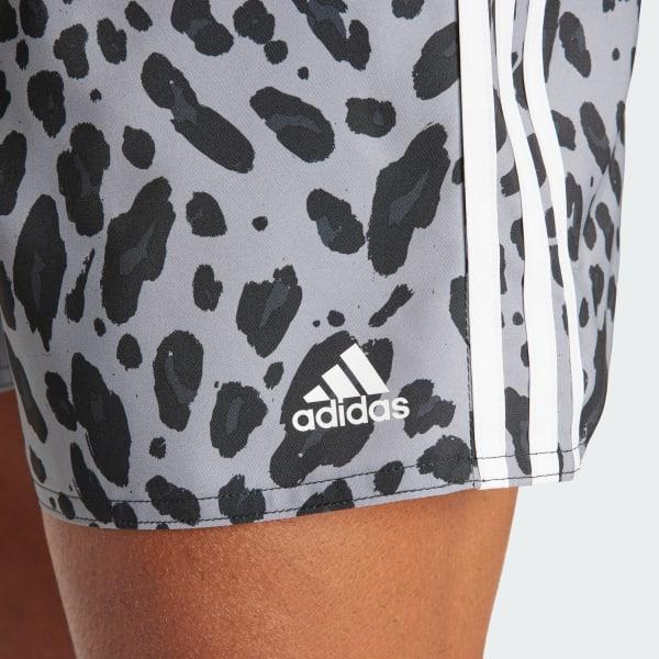 Essentials 3-Stripes Animal-Print CLX Swim Shorts Product Image