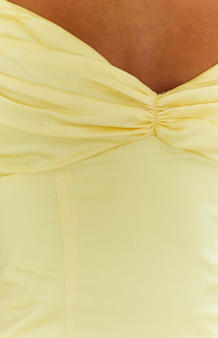 Honey Yellow Maxi Dress Product Image