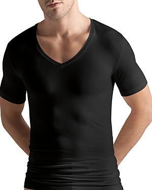 Mens Cotton Superior Short Sleeve V-Neck Tee Product Image