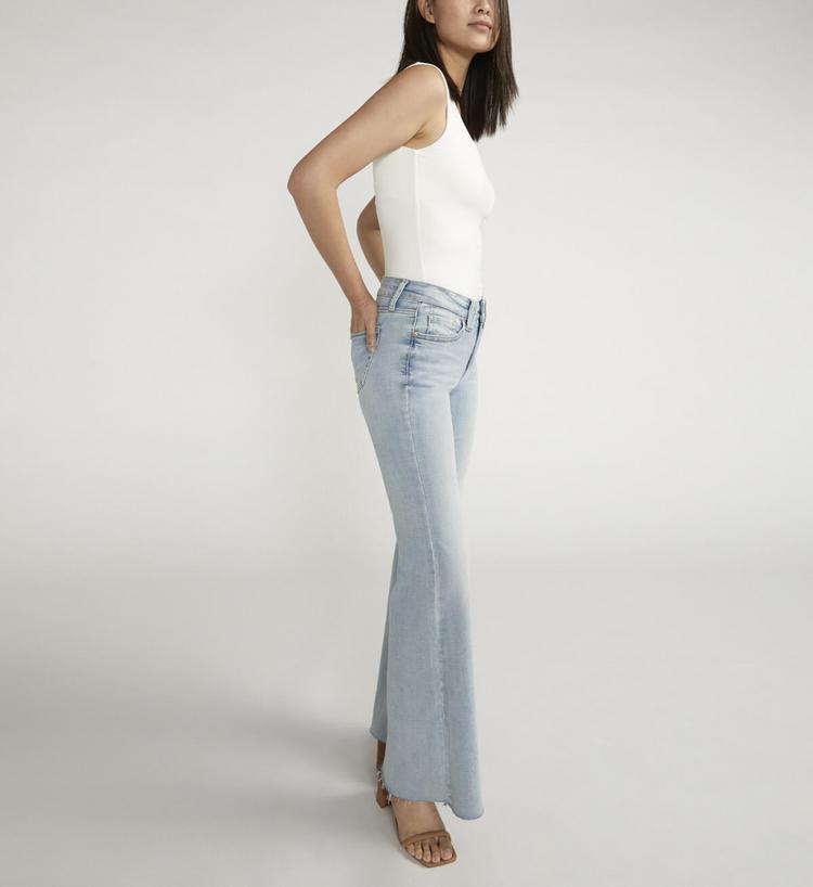 Silver Jeans® Ladies' Suki Mid Rise Flare Jeans Product Image