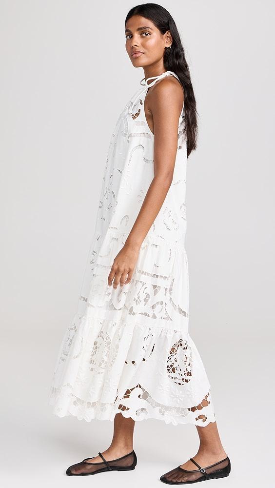 Sea Edith Embroidery Halter Neck Dress | Shopbop Product Image