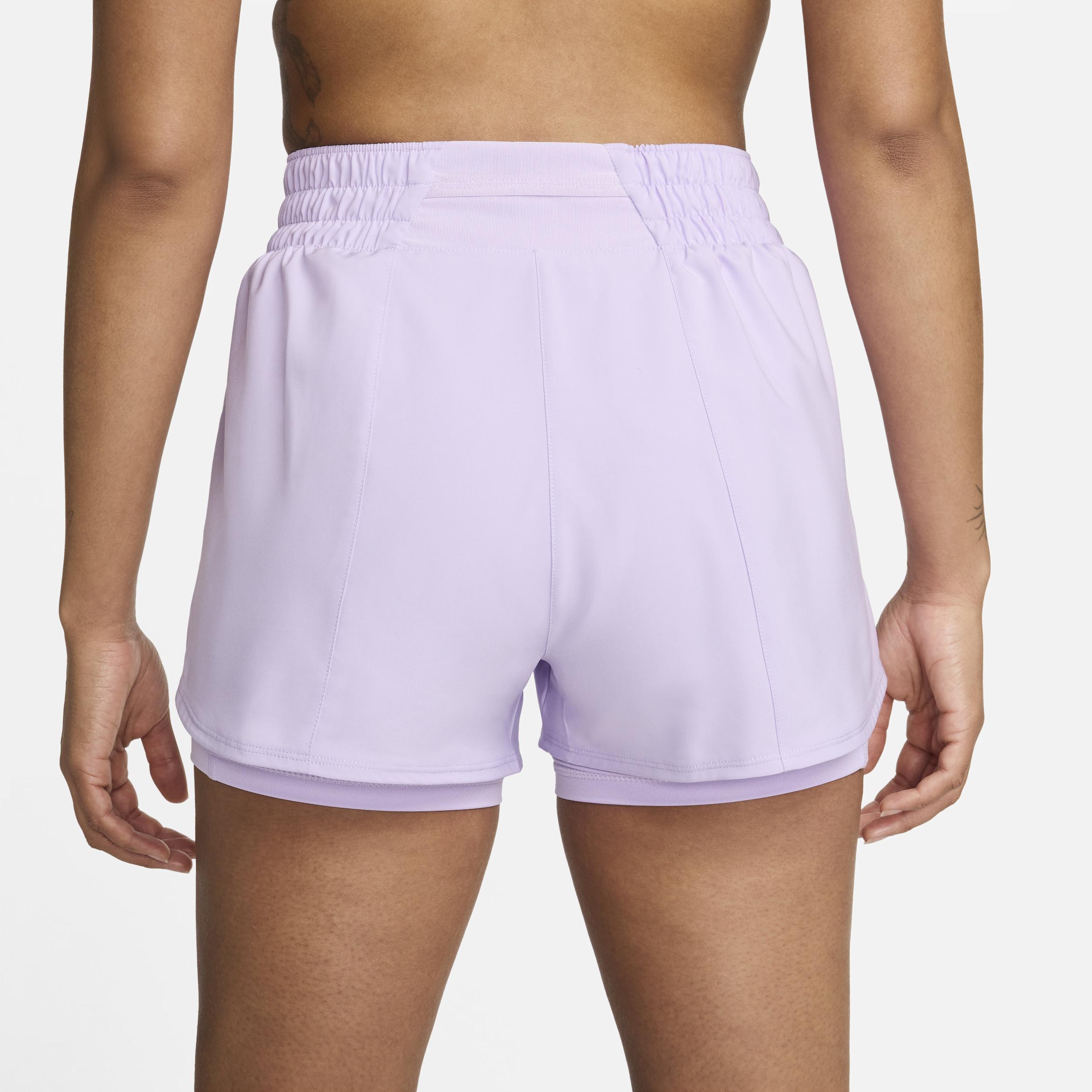 Nike Women's One Dri-FIT High-Waisted 3" 2-in-1 Shorts Product Image