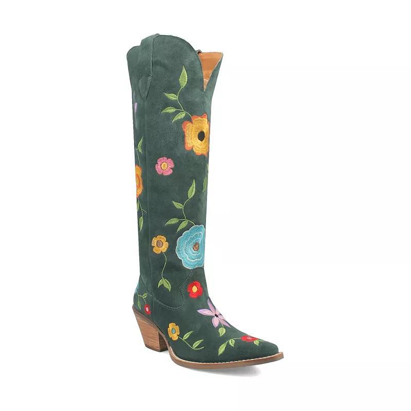 Dingo Flower Power Womens Suede Boots Product Image