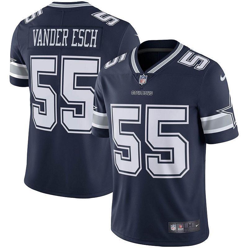 Mens Nike Leighton Vander Esch Dallas Cowboys Vapor Limited Player Jersey Blue Product Image