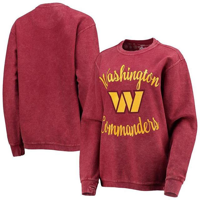 Womens G-III 4Her by Carl Banks Burgundy Washington Commanders Comfy Cord Pullover Sweatshirt Product Image