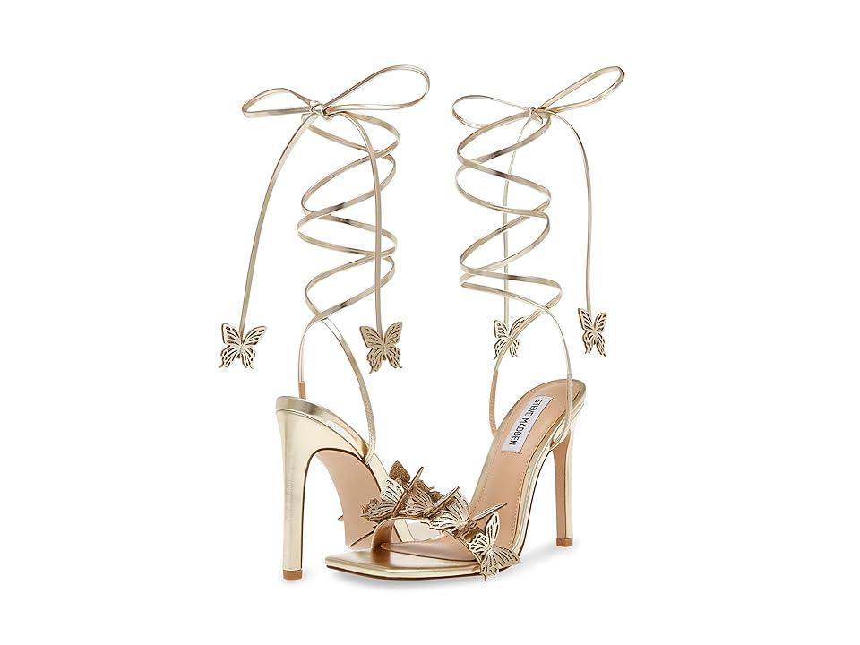 Steve Madden Utopia Heeled Sandal (Gold ) Women's Shoes Product Image