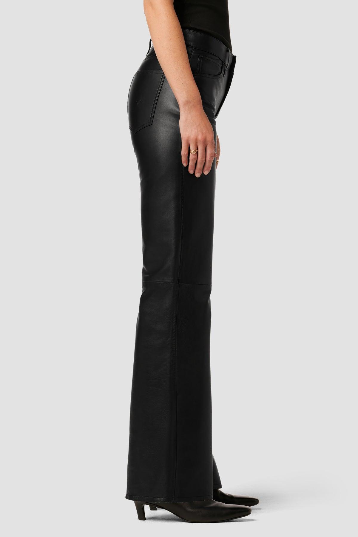 Rosie High-Rise Wide Leg Leather Pant Female Product Image