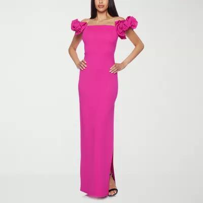 Premier Amour Off The Shoulder Womens Evening Gown Product Image