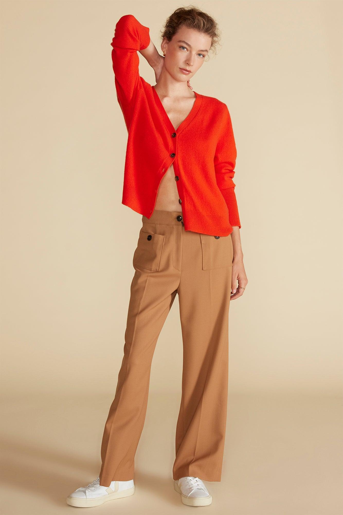 Alete Patch Pocket Pant - Camel Product Image