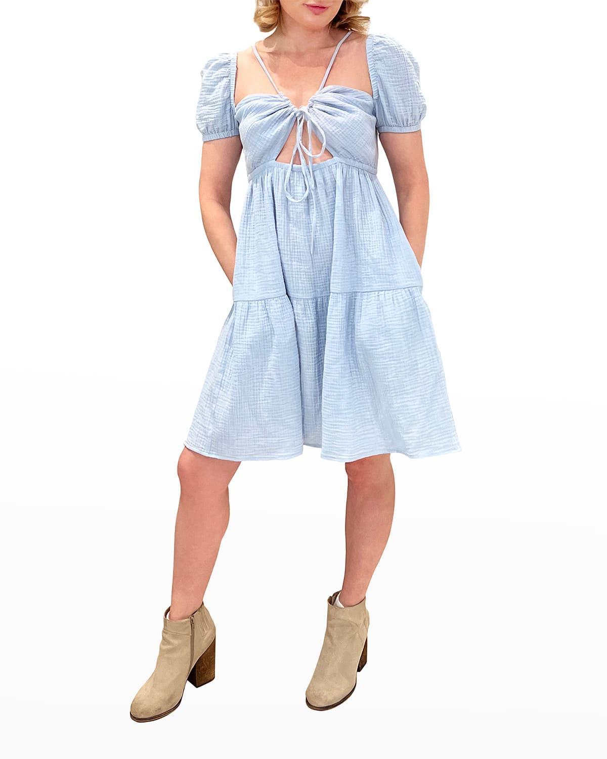 Emilia George Amelia Tiered Minidress Product Image