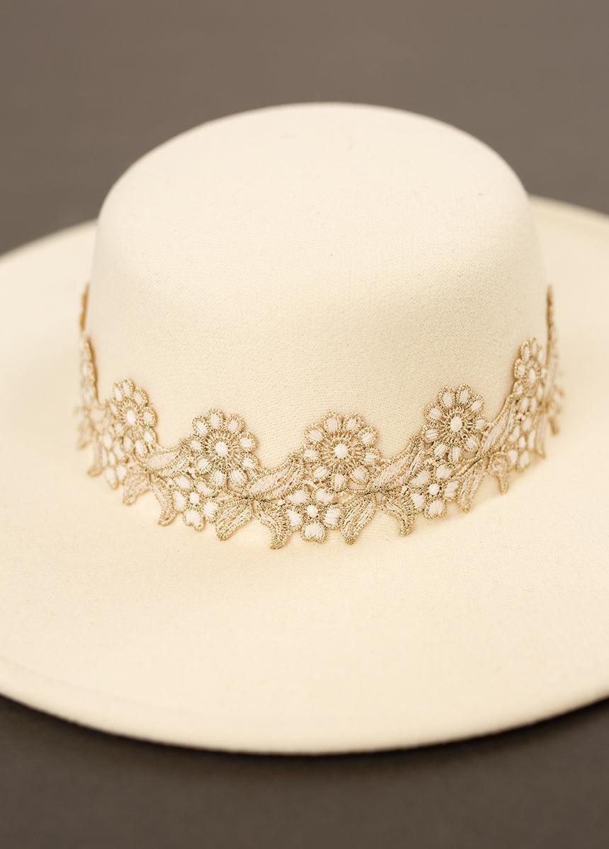 Halo Hat in Cream Female Product Image