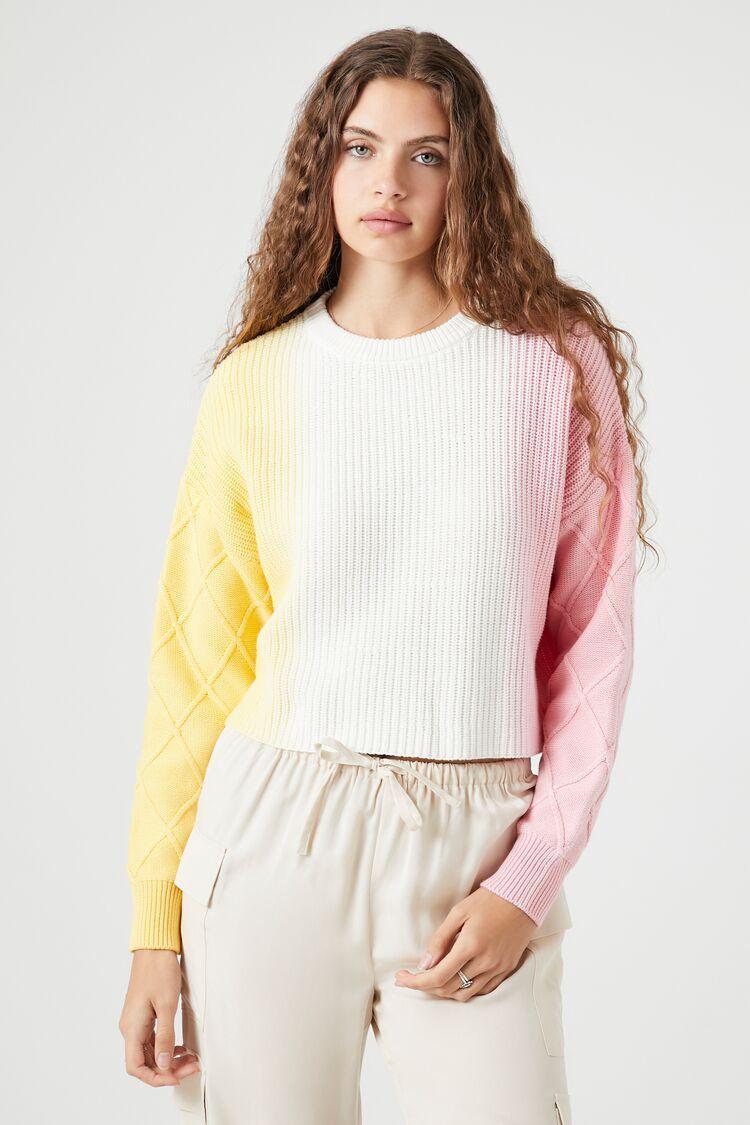 Gradient Drop-Sleeve Sweater | Forever 21 Product Image