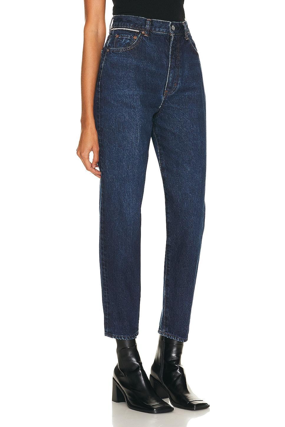 Moussy Vintage Toolville Carrot Pant in Blue Product Image