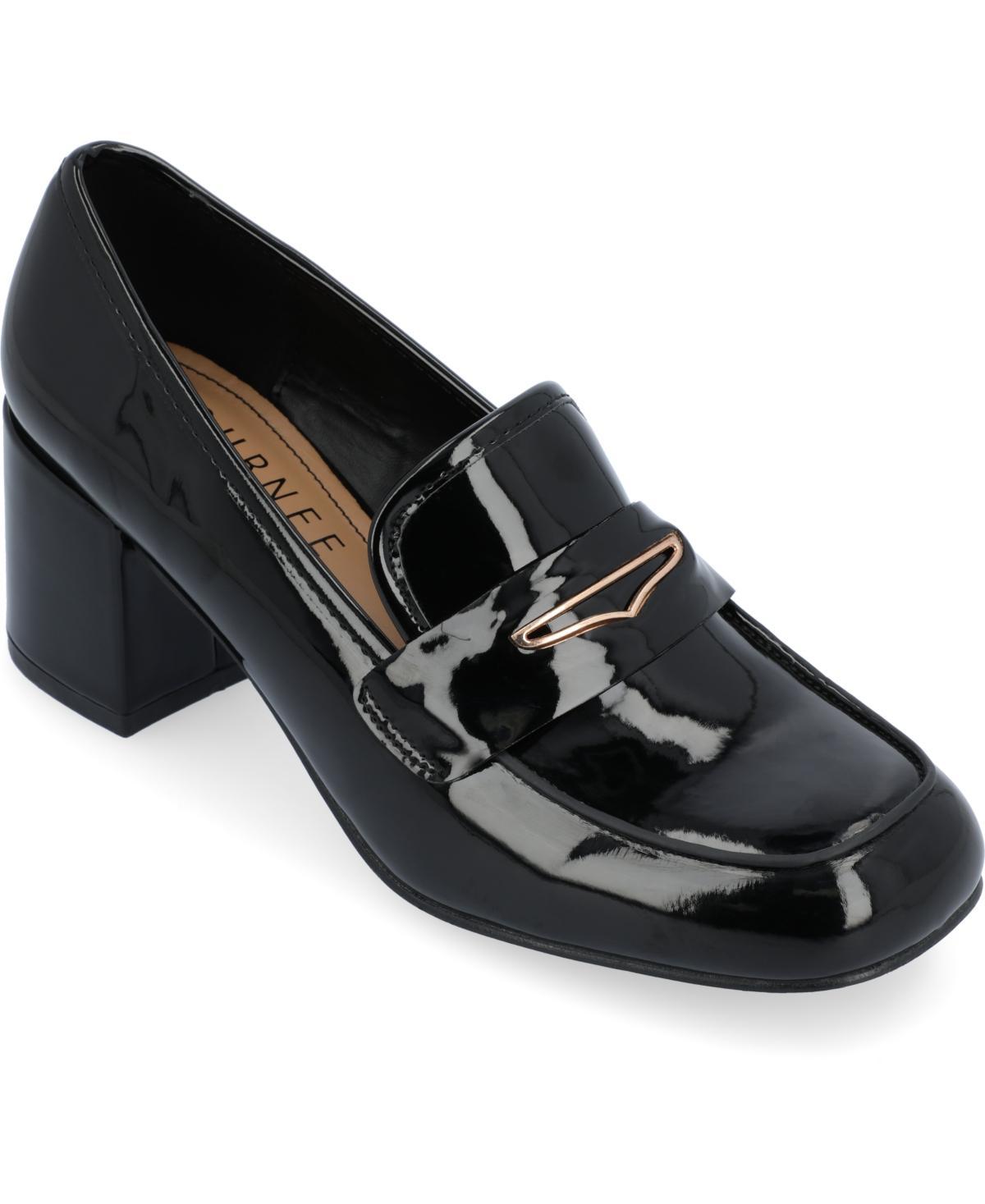 Journee Collection Womens Liyla Block Heel Loafers Product Image