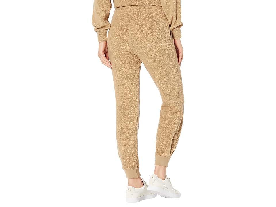 SUNDRY Faux Sherpa Patch Pants (Biscuit) Women's Casual Pants Product Image