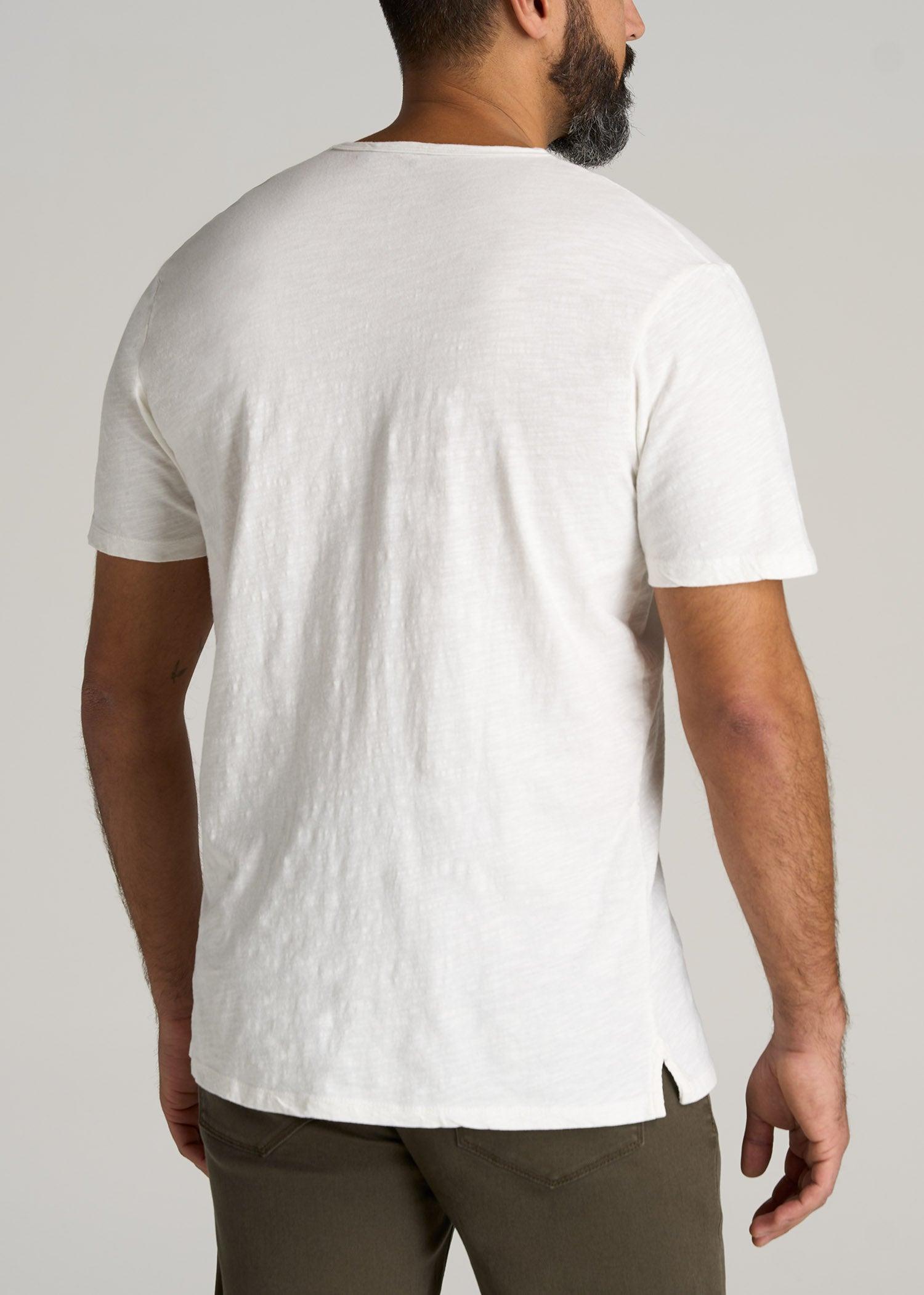 REGULAR-FIT Slub Tee in Ecru White - Tall Men's Shirts Male Product Image