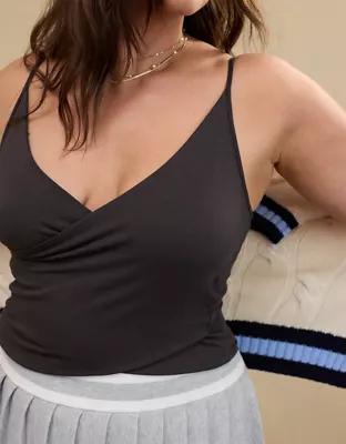 Aerie Chill Up Cross Front Tank Top Product Image