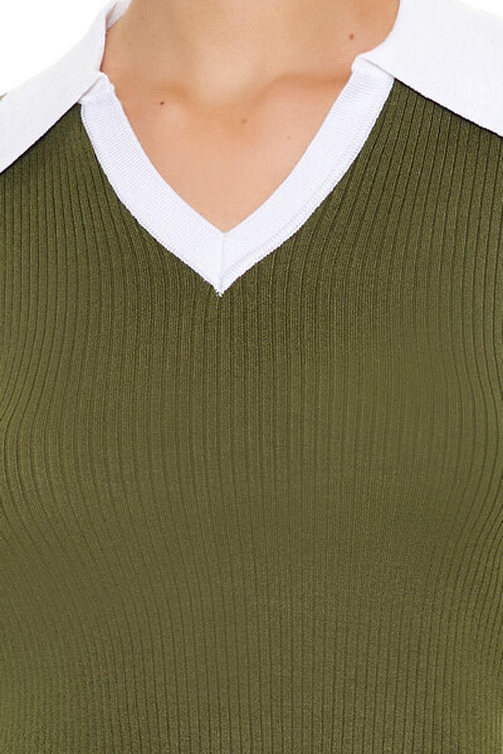 Sweater-Knit Cropped Shirt | Forever 21 Product Image