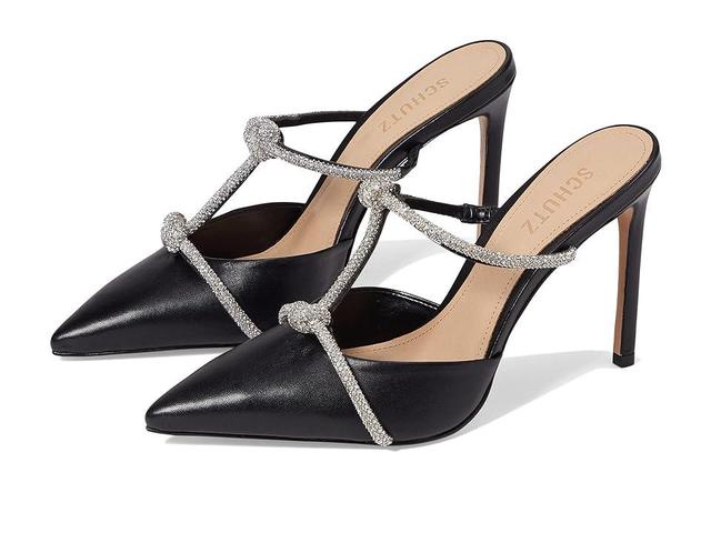 Schutz Sylvie (Black/Cristal) Women's Shoes Product Image