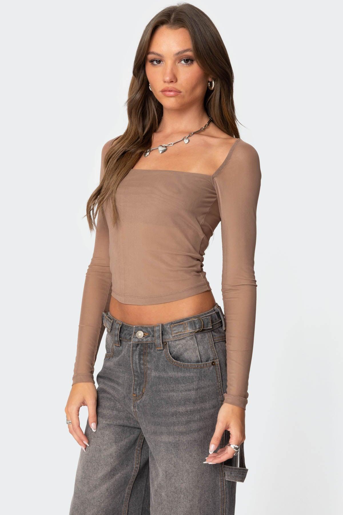 Marta Mesh Top Product Image