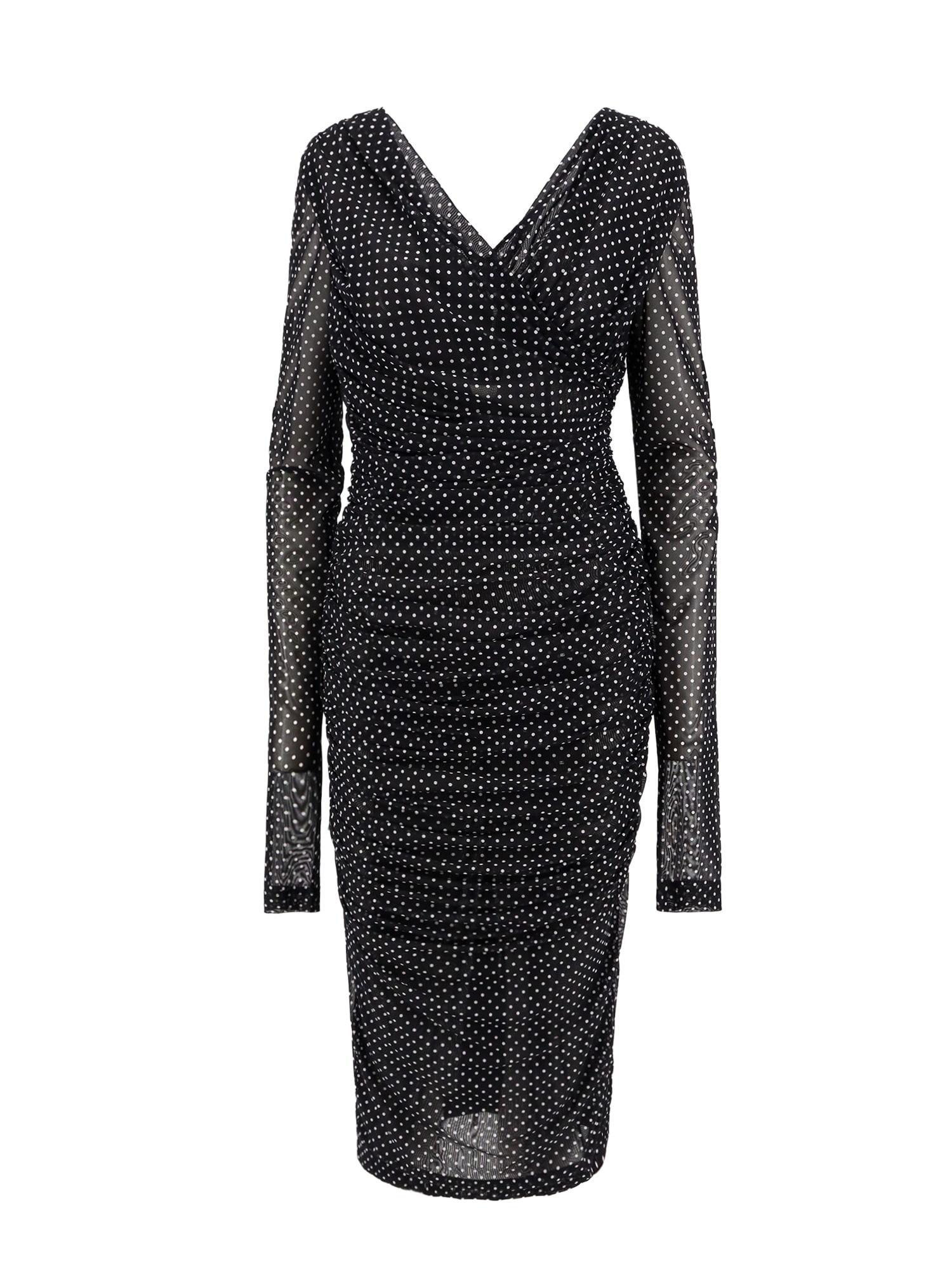 Midi Dress In Black Product Image